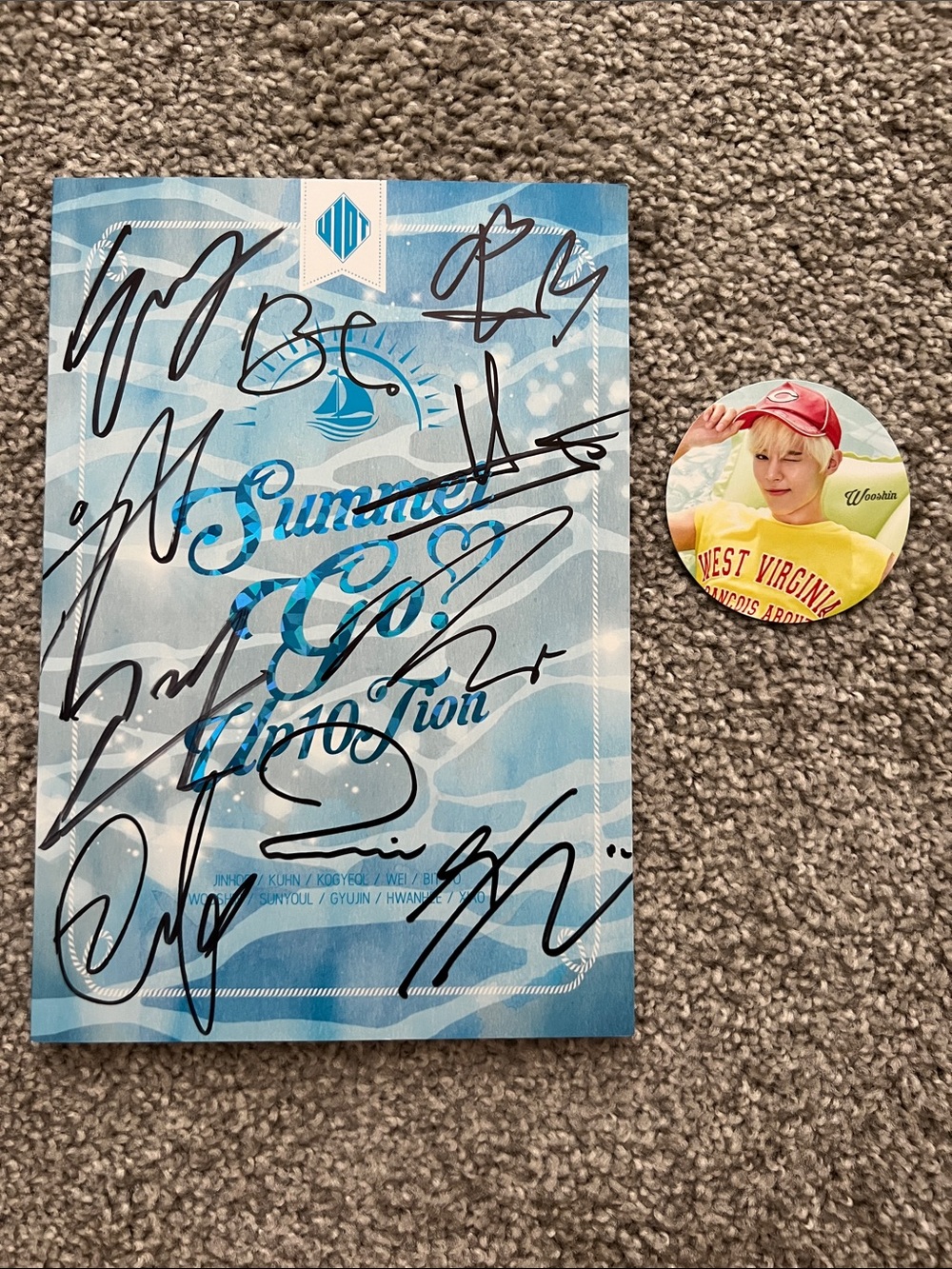 Signed kpop album UP10TION